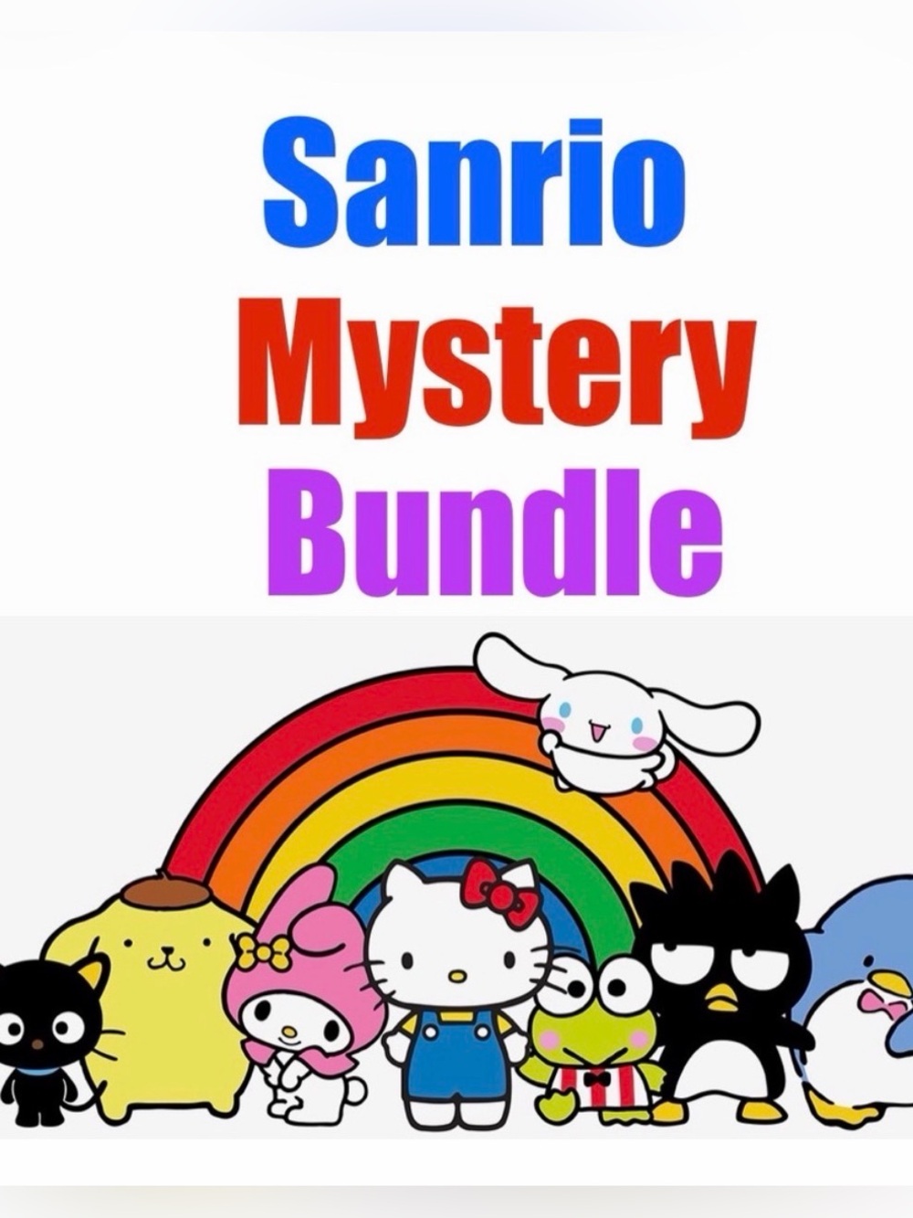 ❤️SANRIO 15 Piece MYSTERY BUNDLE - Hello Kitty, Kuromi, My Melody, Cinnamoroll